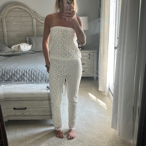Alexis Pants - New Alexis Lazar Strapless Slim Leg Jumpsuit